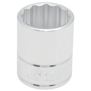 Urrea 1/2" drive 12-point short socket 1" 5432